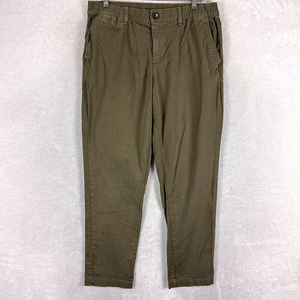 Cove USA Pants Mens 32x30 Brown Pull On Chino Outdoor Hiking Beach Preppy
